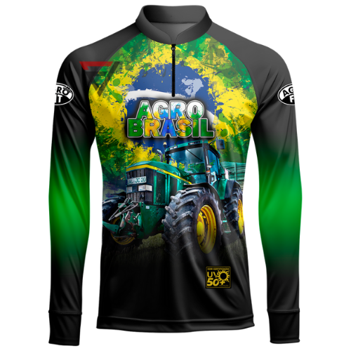 Camiseta De Pesca Agrofit Uv50+ Agf13 - G