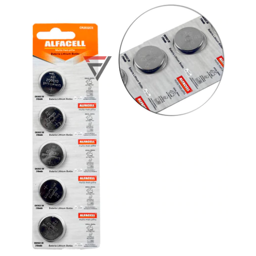 Bateria Alfacell Lithium 3V Cr2032