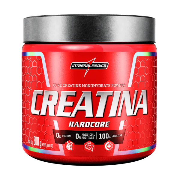 CREATINA HARDCORE 300G - INTEGRALMEDICA
