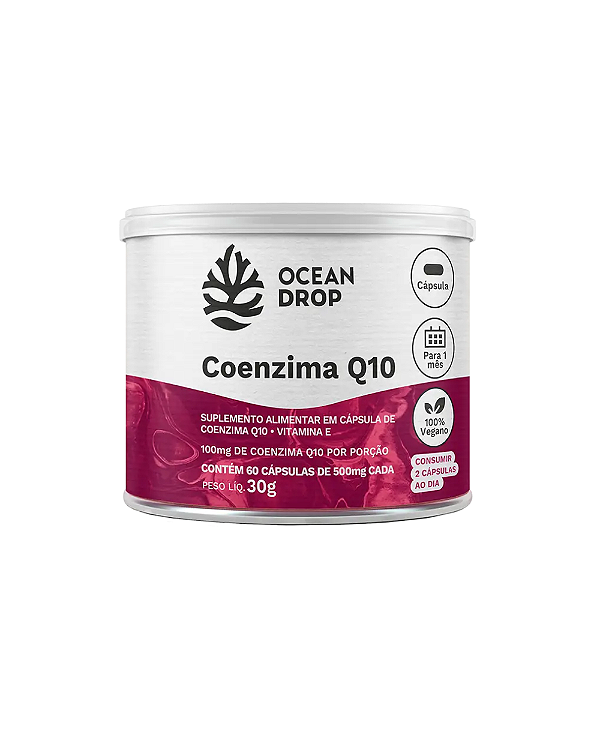 Coenzima Q10 C/60caps 100mg - Ocean Drop