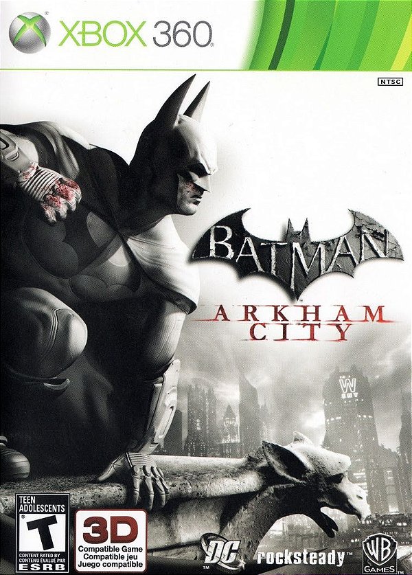 Usado: Jogo Batman: Arkham City - Xbox 360