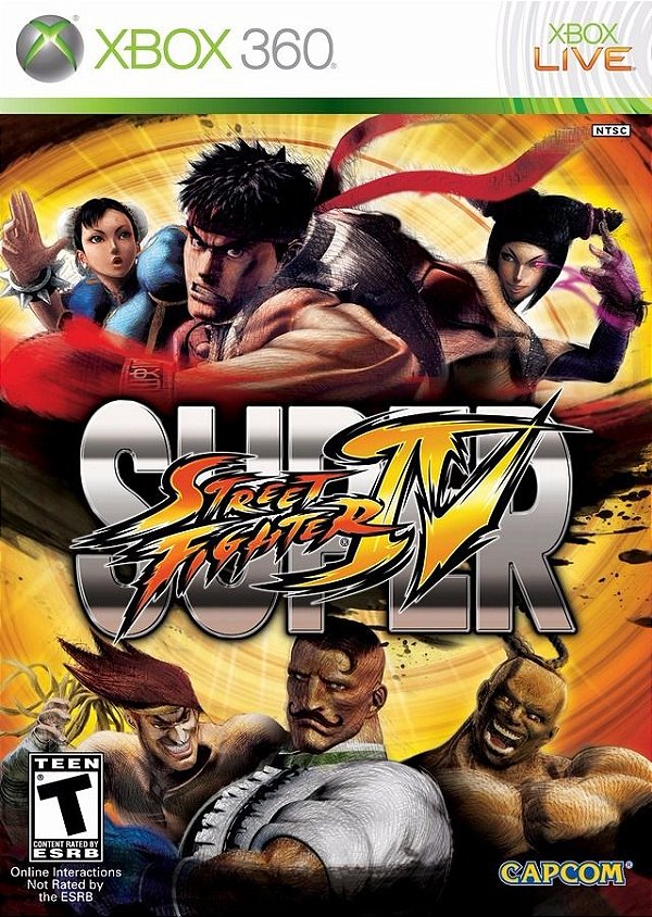 Jogo Super Street Fighter IV - Xbox 360 - Seminovo
