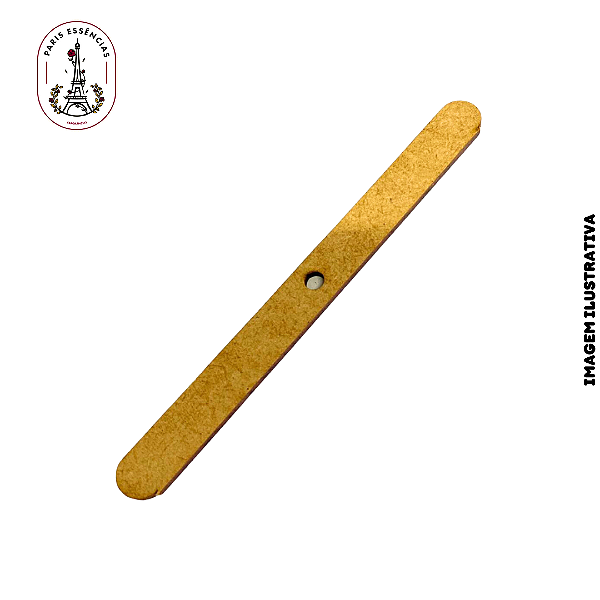 Centralizador de Pavio MDF 1 Furo - Pacote c/10