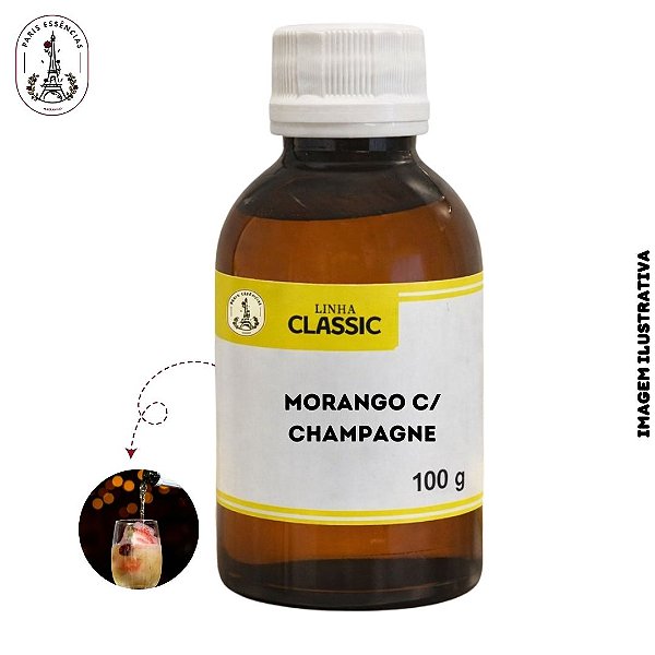 Essência Morango c/ Champagne Linha Classic - 100g