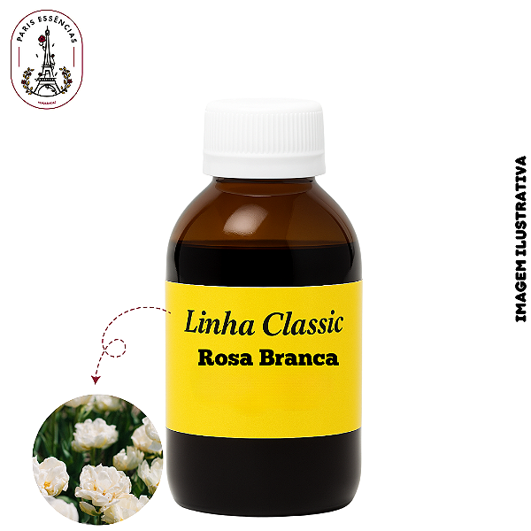 Essência Rosa Branca Linha Classic (100ml)