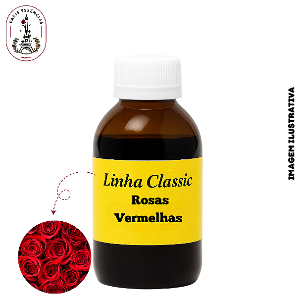 Essência Rosa Vermelha Linha Classic (100ml)