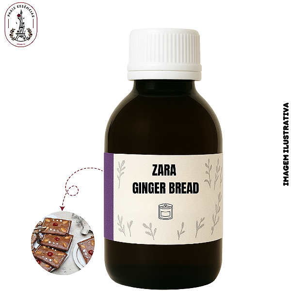 Essência para Vela Zara Ginger Breand - 100ml