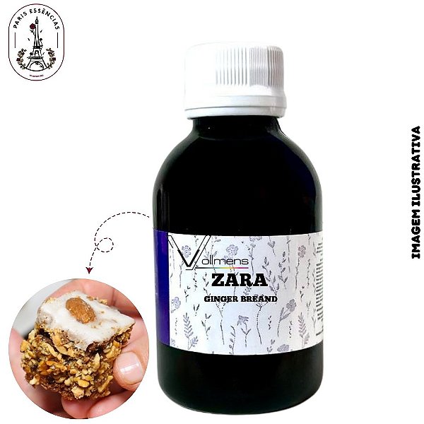 Essência para Vela Ginger Breand ( ZARA) - Vollmens (100ml)