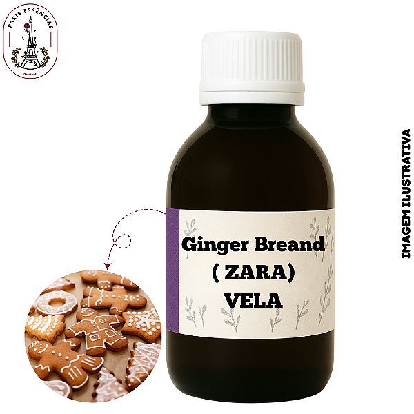 Essência para Vela Ginger Breand ( ZARA) - (100ml)