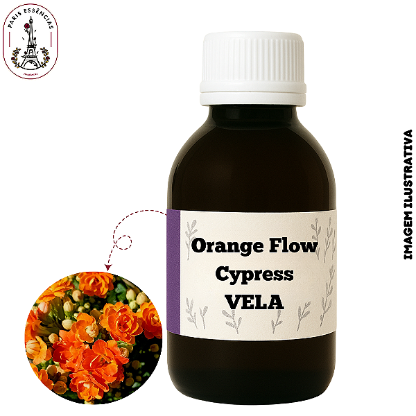 Essência para Vela Orange Flow Cypress (100ml)