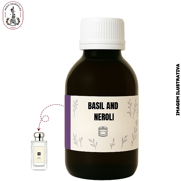 Essência para Vela Basil And Neroli -100ml
