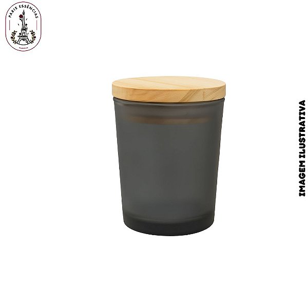 Pote de Vidro Para Vela 60ml Fumê - (un)
