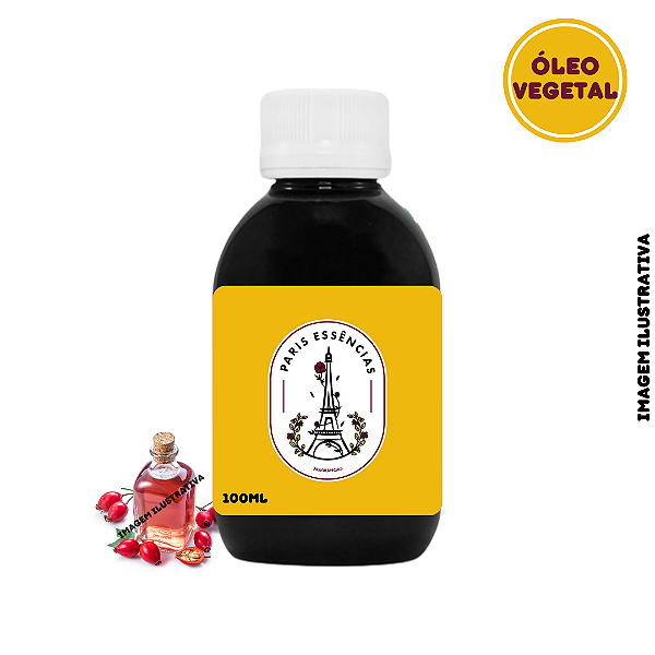 Óleo Vegetal Rosa Mosqueta 100ml - Uso Cosmético