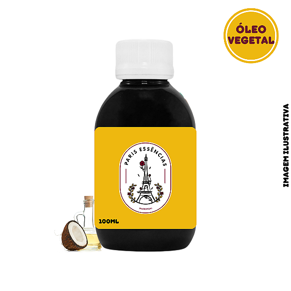 Óleo Vegetal de Coco Extra Virgem 100ml - Uso Cosmético
