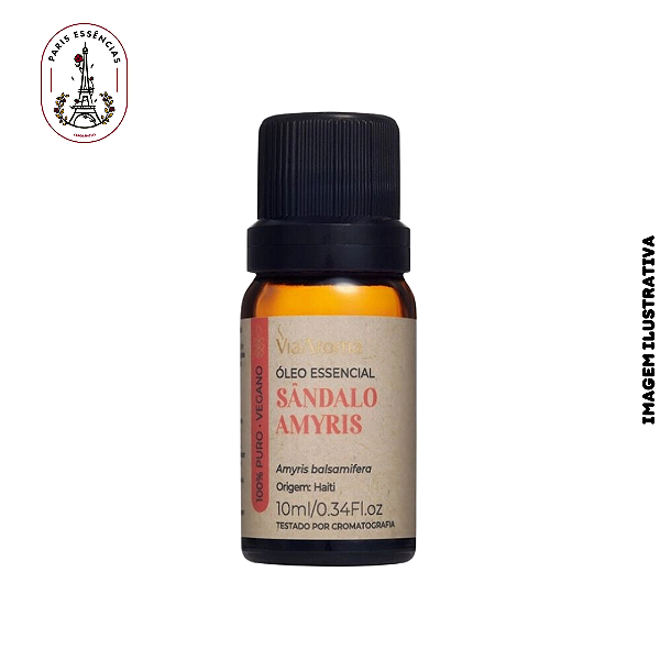 Óleo Essencial Sândalo Amyres Via Aroma - 10ml
