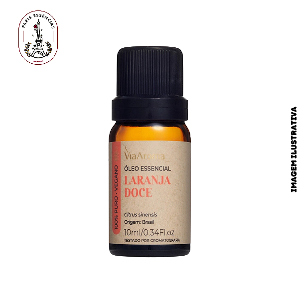 Óleo Essencial Laranja Doce Via Aroma - 10ml