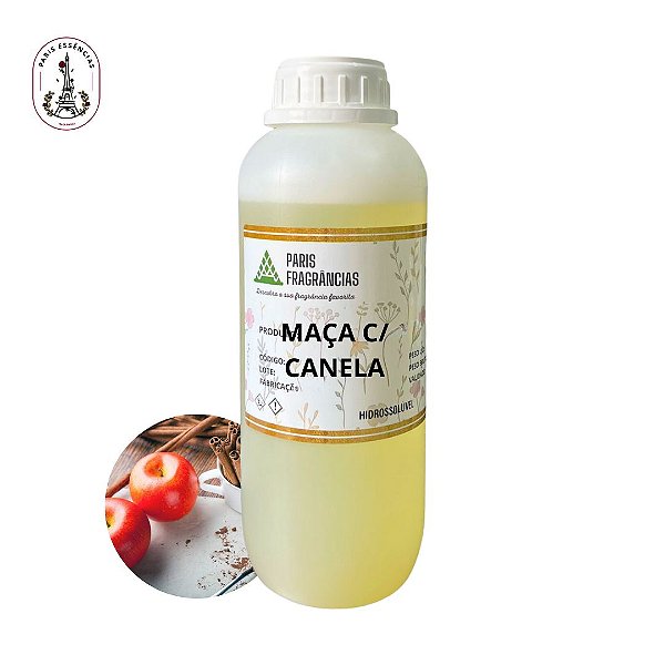 Essência Hidrossolúvel Aromatizador Maça c/ Canela