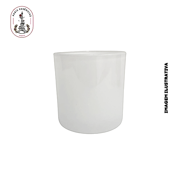 Copo Para Vela 260ml Branco Brilho