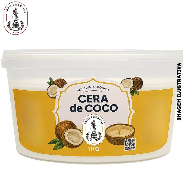 Parafina Ecológica Cera de Coco Paris (1kg)