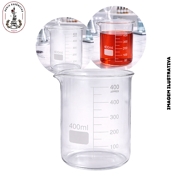 Copo Becker de Vidro 400ML - (UN)
