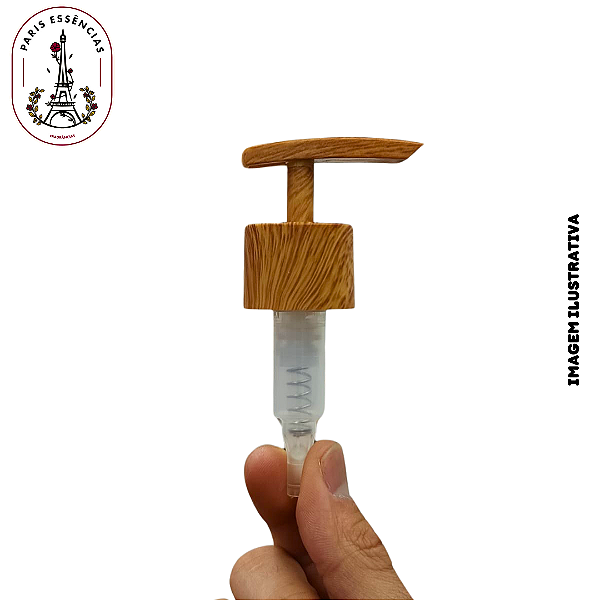 Válvula Saboneteira Super Luxo Madeira - R.28/410