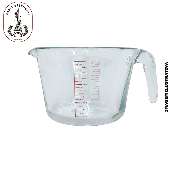Jarra de Vidro Medidora 1L - (un)