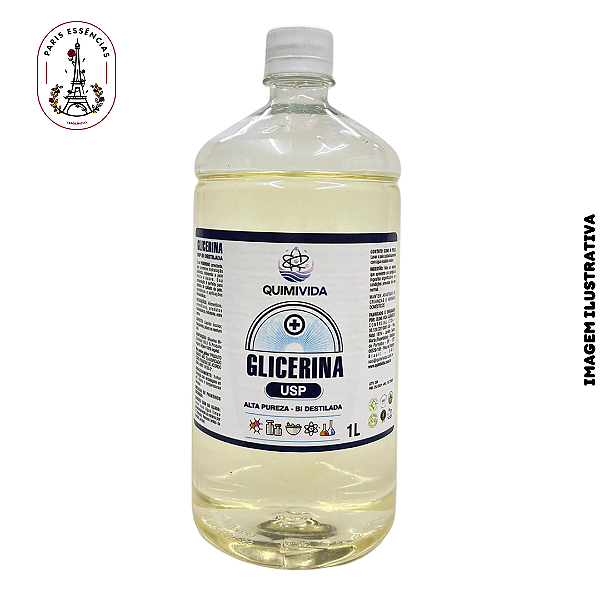 Glicerina USP Bidestilada - 1LITRO