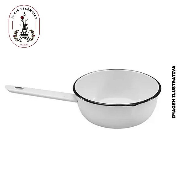 Panela Papero N.14 Esmaltada Branca 750ml (un)