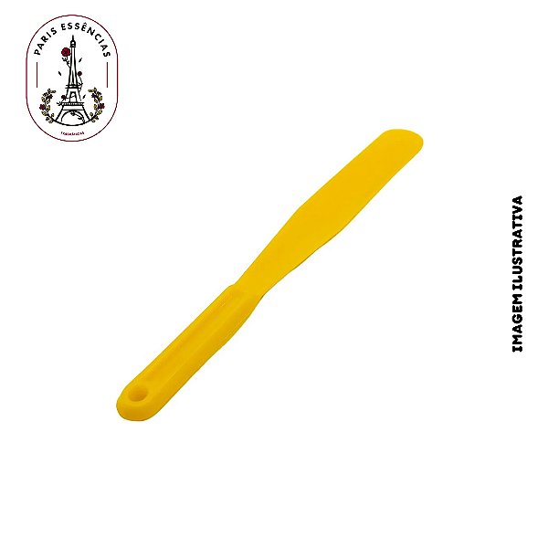 Espátula Plástica Amarela Paris (P) - (un)