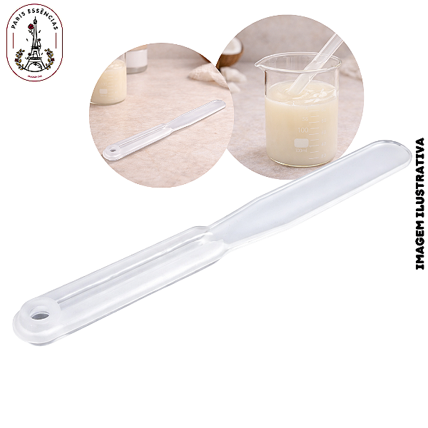 Espátula Plástica Translucida (M) - (UN)