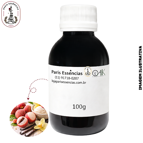Essência OAK Lichia e Vanilla - 100g