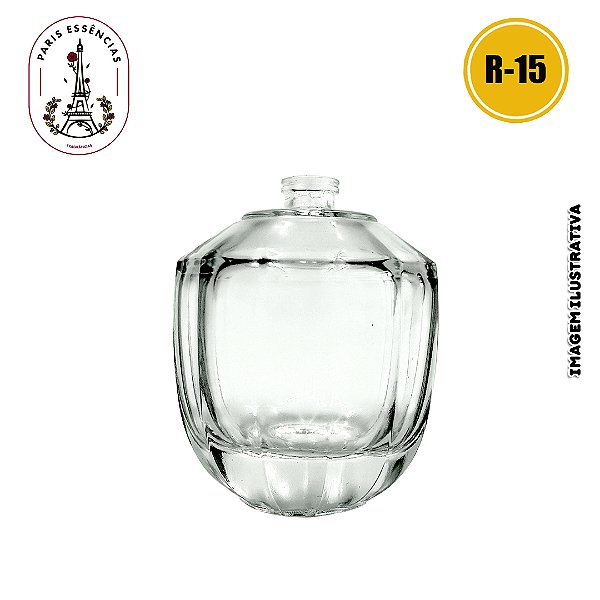 Vidro Perfume Turin Canelado 100ml (un)