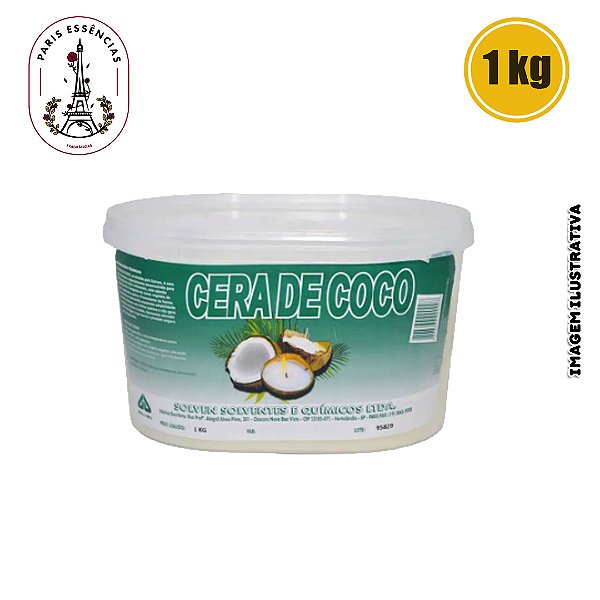 Cera de Coco 100% Vegetal Solven - 1kg