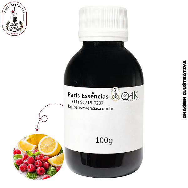 Essência OAK Framboesa e Limão - 100g
