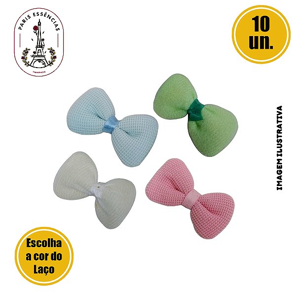 Laço de Tecido p/ Enfeite (10un)