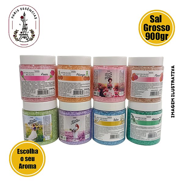 Sais Grosso P/ Banho Relaxante 900gr (Un)