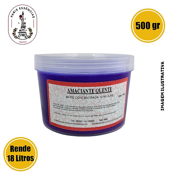 Base Para Amaciante Concentrada  Lilás 500gr (Un)