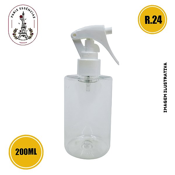 Frasco Pet 200ml Cilindrico Reto C/ Gatinho Branco 24/410