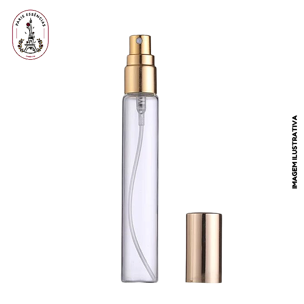 Porta Perfume de Vidro Cristal c/ Válvula Spray Luxo - (un)