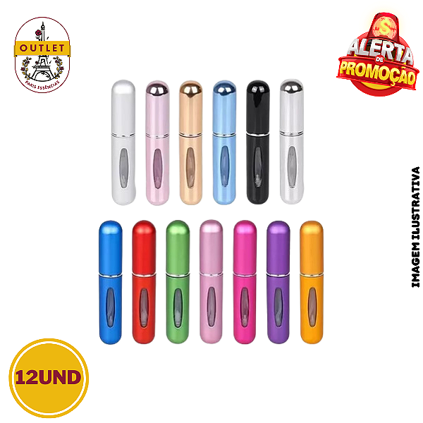 Porta Perfume Atomizador 5ml (PCT/12)