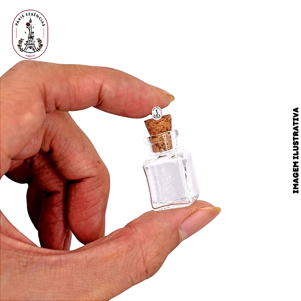 Mini Adorno de Vidro Garrafinha - (un)