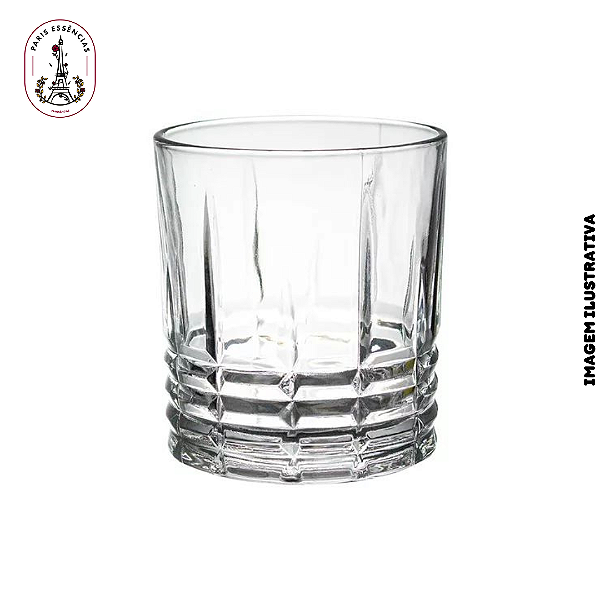Copo p/ Vela Cristal Simetria 330ml - (un)
