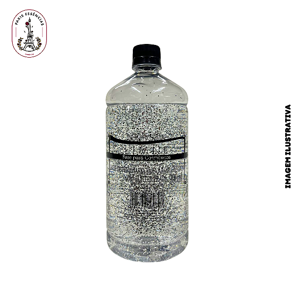 Base p/ Aromatizador com Glitter Prata - 900ml