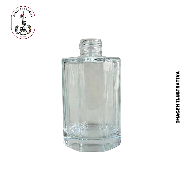Frasco Vidro Redondo Sextavado 200ml Rosca.:28/410 - (un)