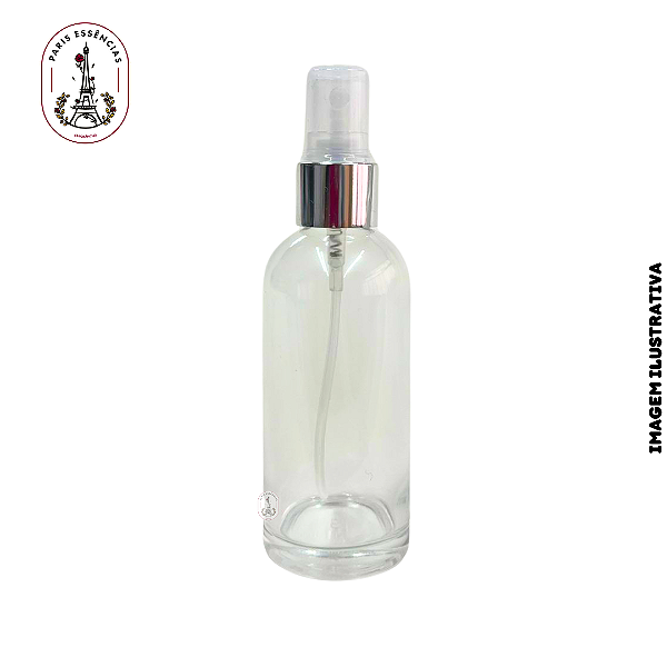 Vidro Gaudy 60ml c/Vávula Spray Prata - (un)