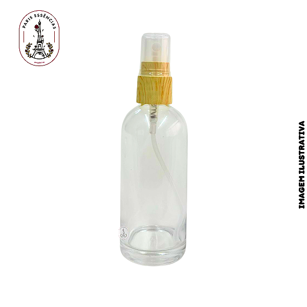 Vidro Gaudy 60ml c/Vávula Spray Madeira - (un)