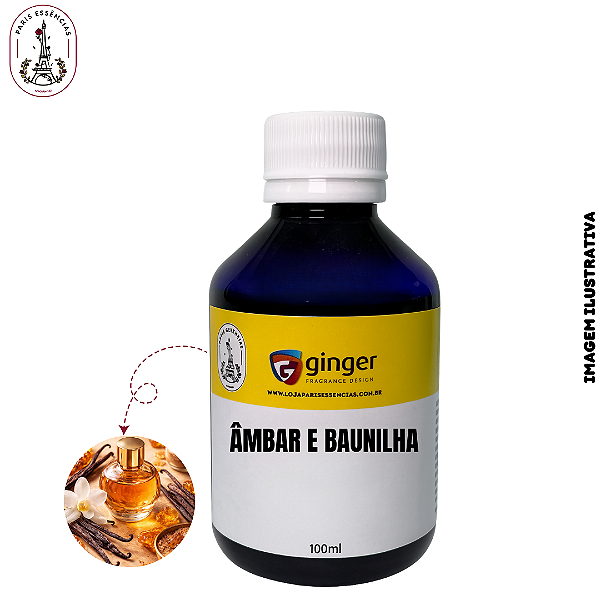 Essência Âmbar e Baunilha Ginger - 100ml