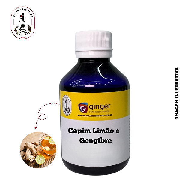 Essência Capim Limão e Gengibre Ginger - 100ml