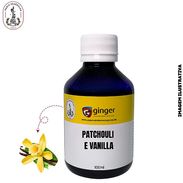 Essência Patchouli e Vanilla Ginger - 100ml
