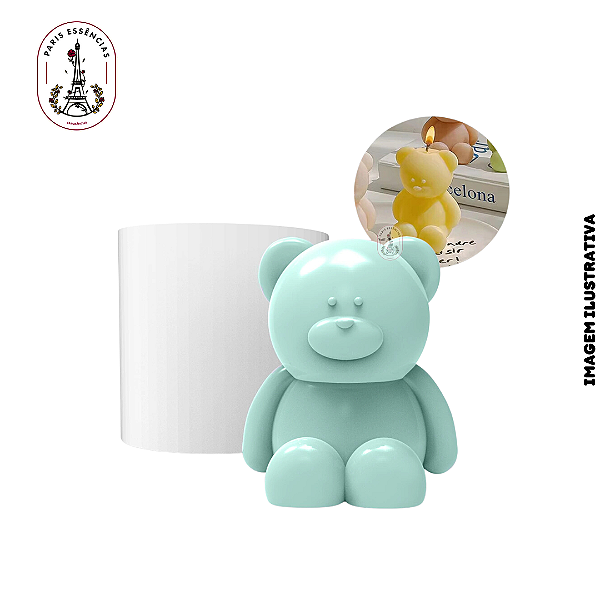 Molde de Silicone Urso 5cm | Lembrancinha | Velas - (un)